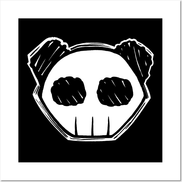 Skull Panda Logo Wall Art by samandfuzzy